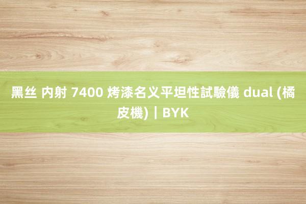 黑丝 内射 7400 烤漆名义平坦性試驗儀 dual (橘皮機)｜BYK